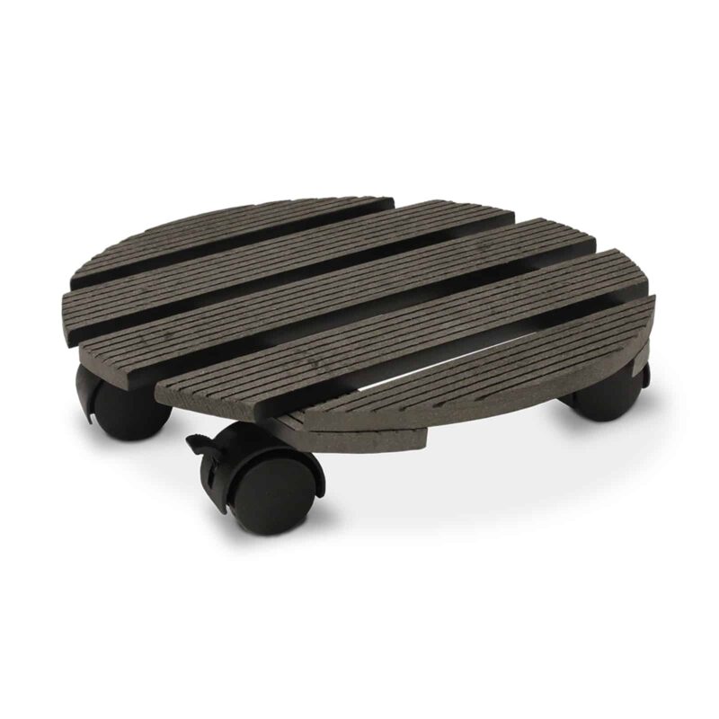 18530 Wood-Poly Composite Round charcoal 29cm