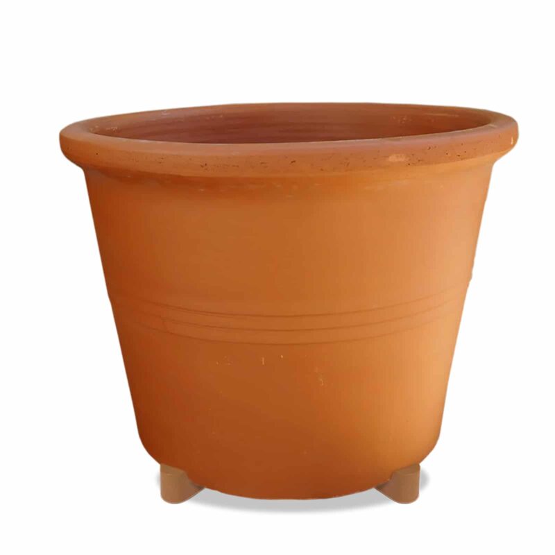 18541 Pot Risers Heavy Duty Terracotta Lifestyle