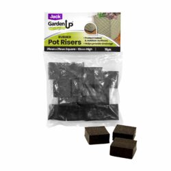 18542 Pot Risers Rubber Square 25mm pk16