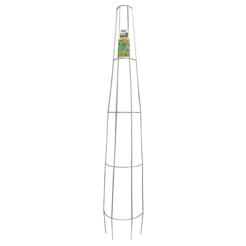 18567 Grip & Grow Freestanding Curved Vegie Frame 1900mm