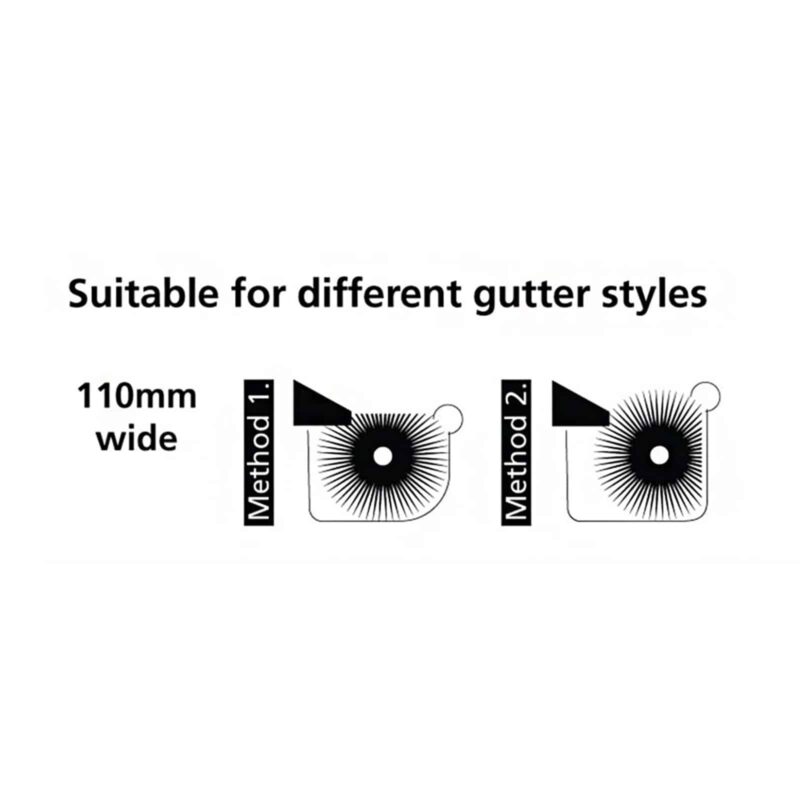 19999 Gutter Bristles 110mm Graphic
