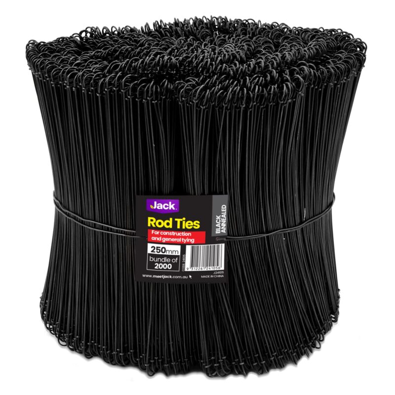24105 Rod Tie 250mm Black Annealed Bundle 2000