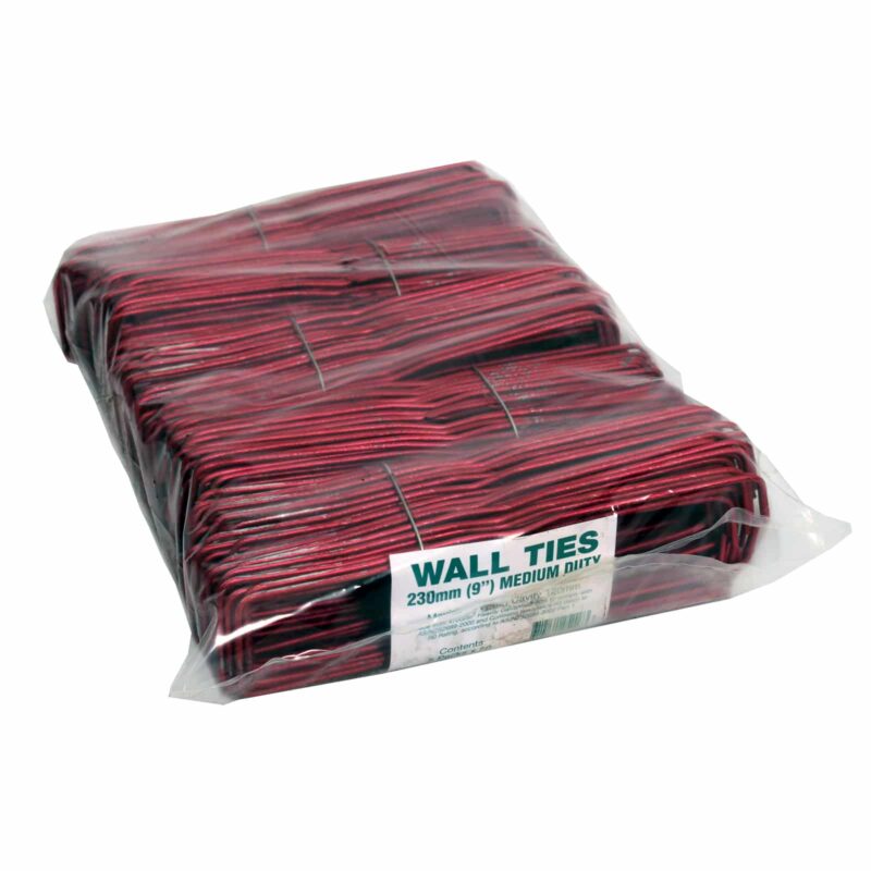 25208 Wall Ties Red Medium 230mm 250pk