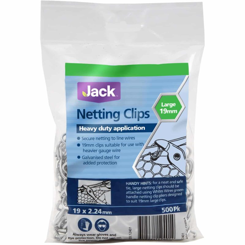 12401 Netting Clips 19mmx2.24 pk 500