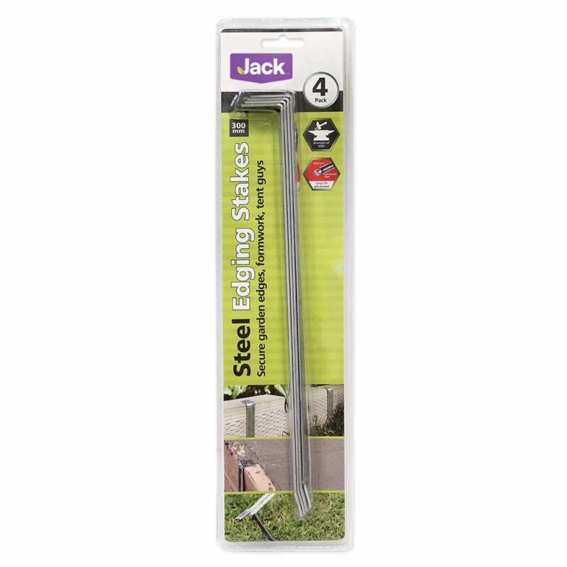 14220 Steel Edging Stakes pk4