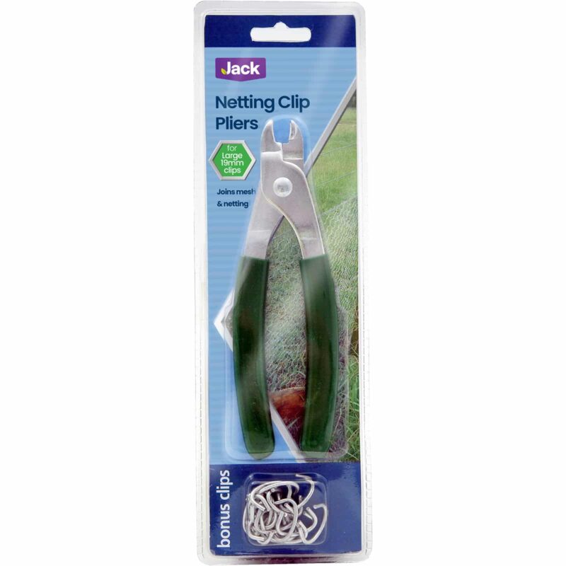 12406 Pliers Netting Clip Green Handle