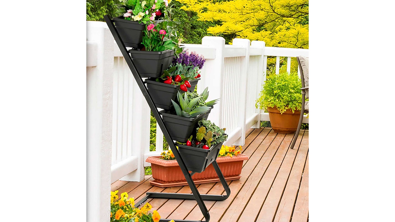 garden up freestanding on deck