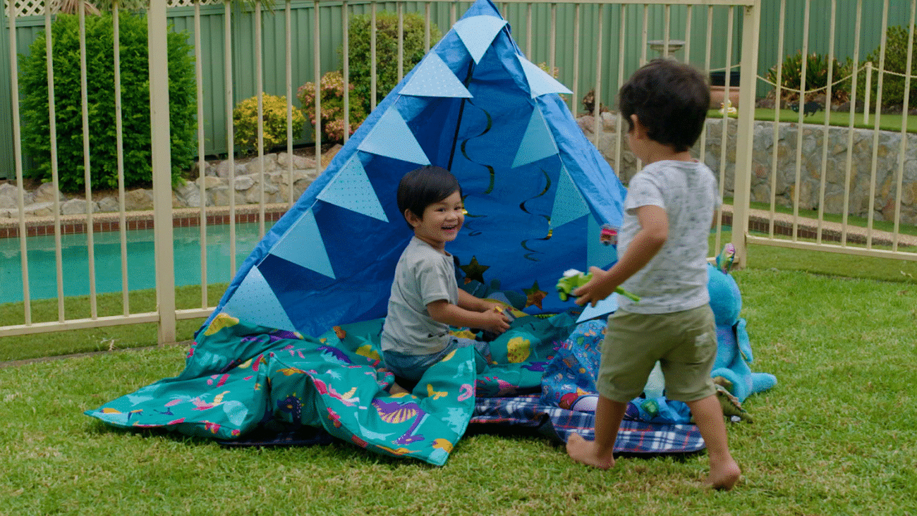 Jack Create a children’s teepee tent with tarp project