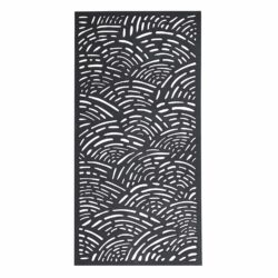 33614 Matrix Curves Decor Screen Charcoal