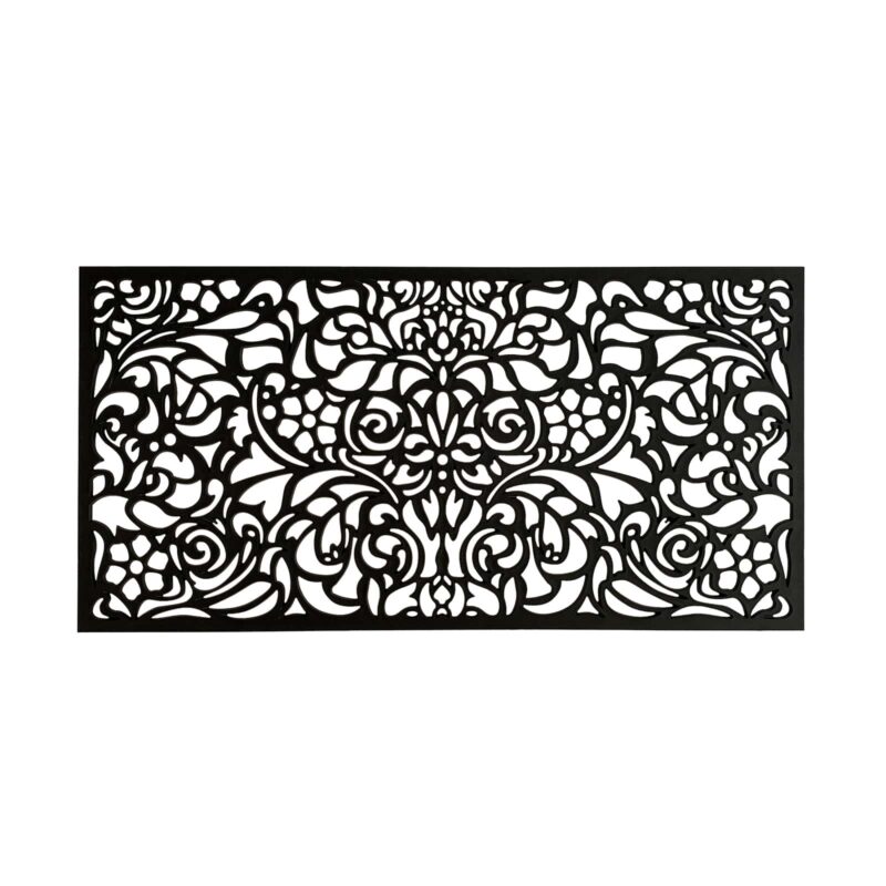 34230 Baroque Wall Art Charcoal