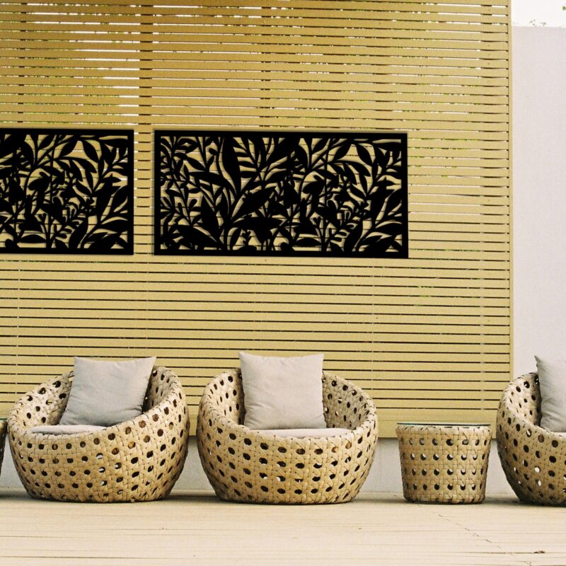 34232 Hinterland Wall Art Charcoal lifestyle