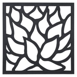 34214 Lotus Wall Art Charcoal