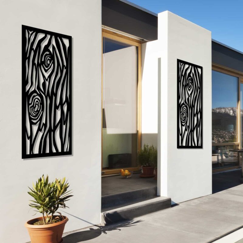 34242 Old Oak Wall Art Charcoal lifestyle