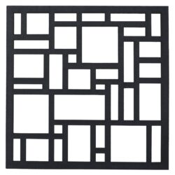 34217 Tiles Wall Art Charcoal