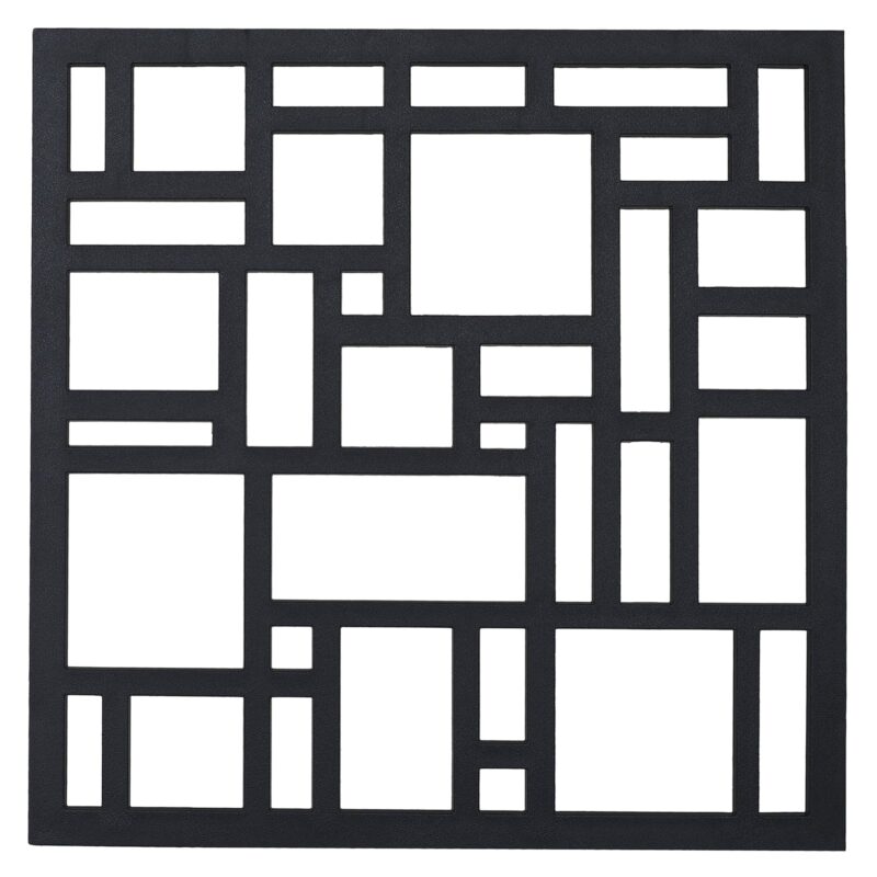 34217 Tiles Wall Art Charcoal