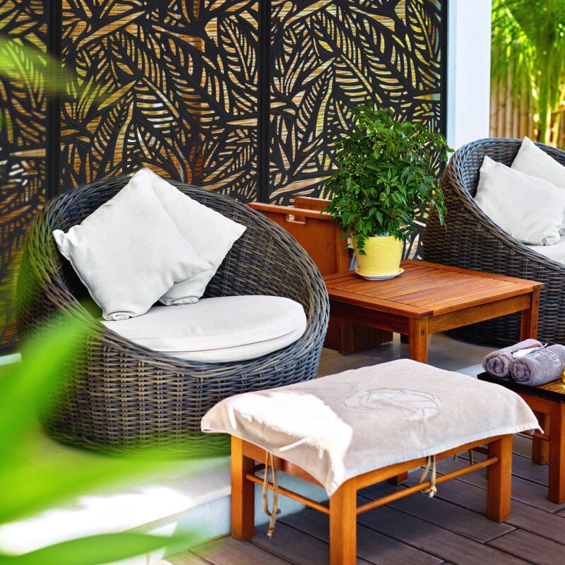 Jack Matrix Decor Screen Bird of Paradise Charcoal