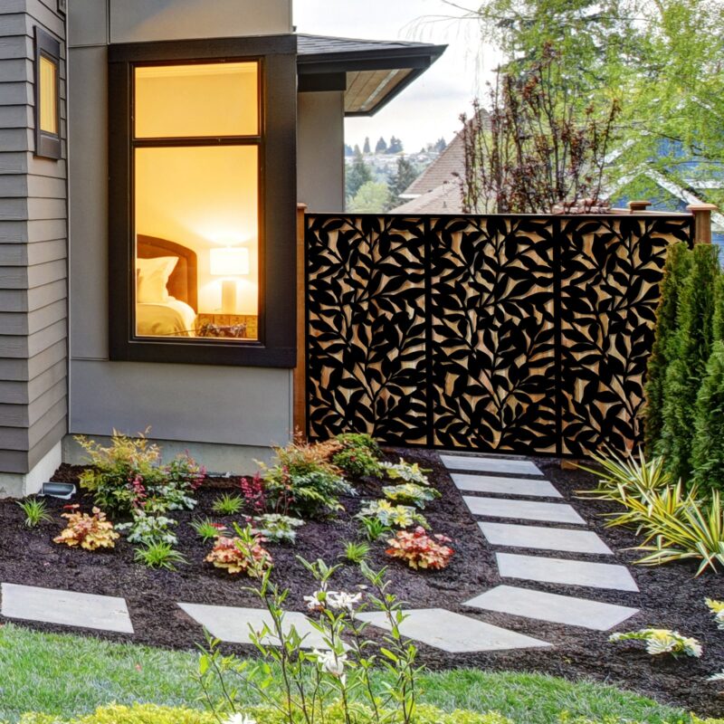 Jack Matrix Decor Screen Tangle Charcoal gate cover