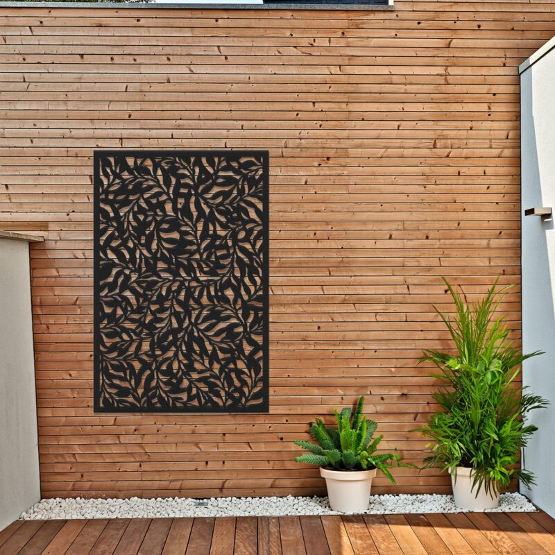 33603 Vines Wall Art Charcoal lifestyle