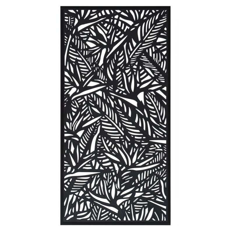 3330 Matrix Decor Screen Bird of Paradise Charcoal