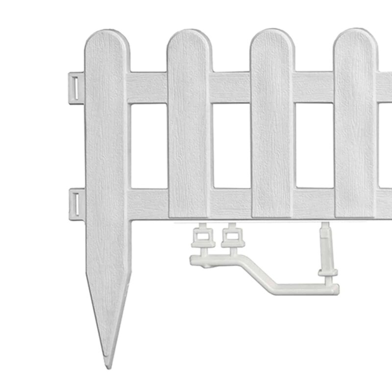 Matrix Garden Edging Picket 890x290mm Off-White Installation