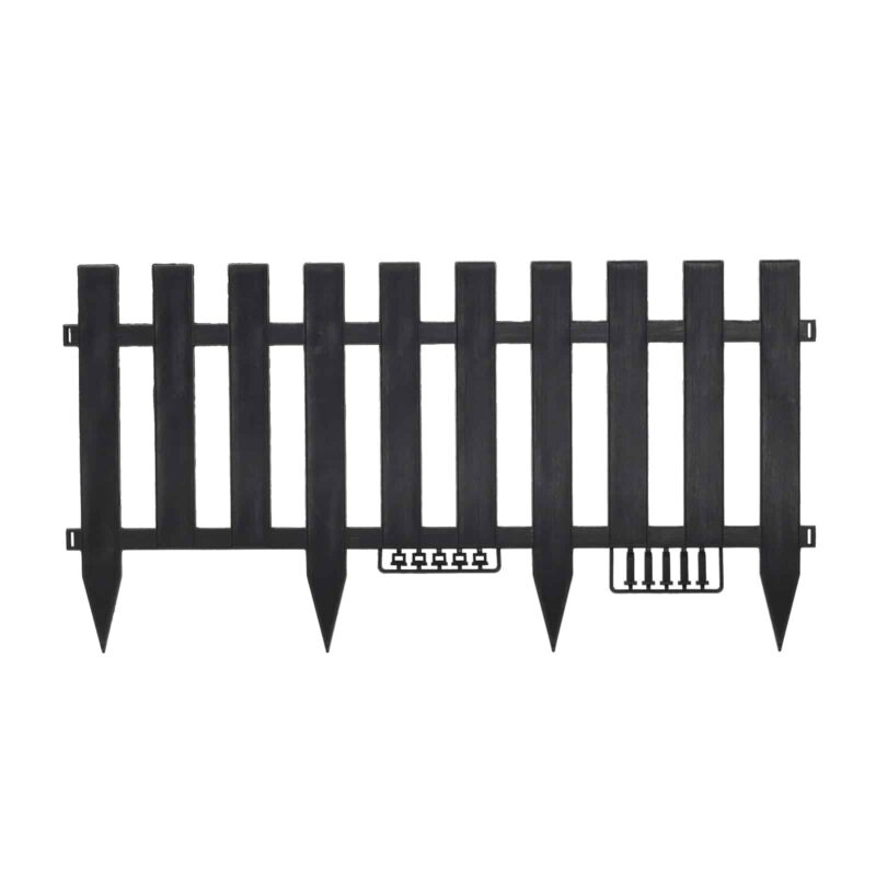 Matrix Garden Edging Square Picket 900 x 350mm Charcoal