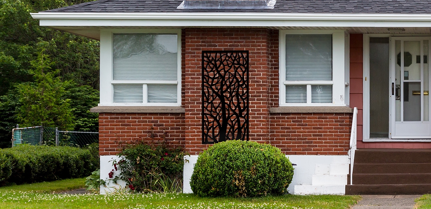 Matrix Decor Screen Woodland (brick house)