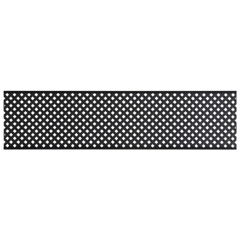 Jack Matrix Fence Extension Classic Lattice 2410x600mm Charcoal