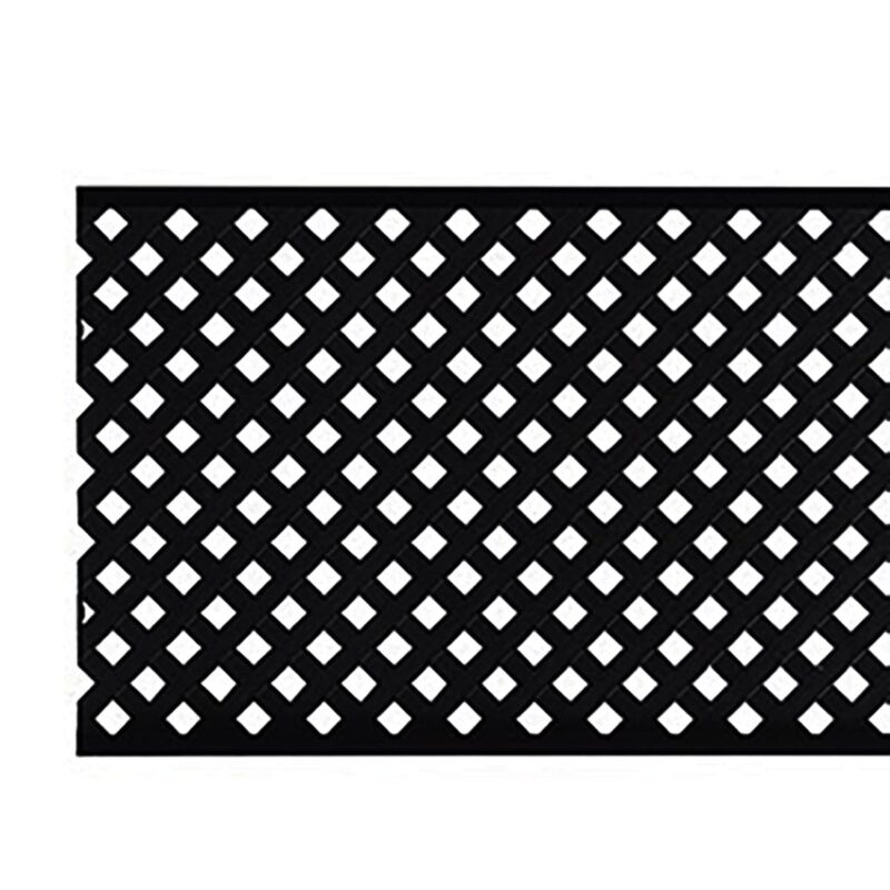 Jack Matrix Fence Extension Classic Lattice 2410x600mm Charcoal