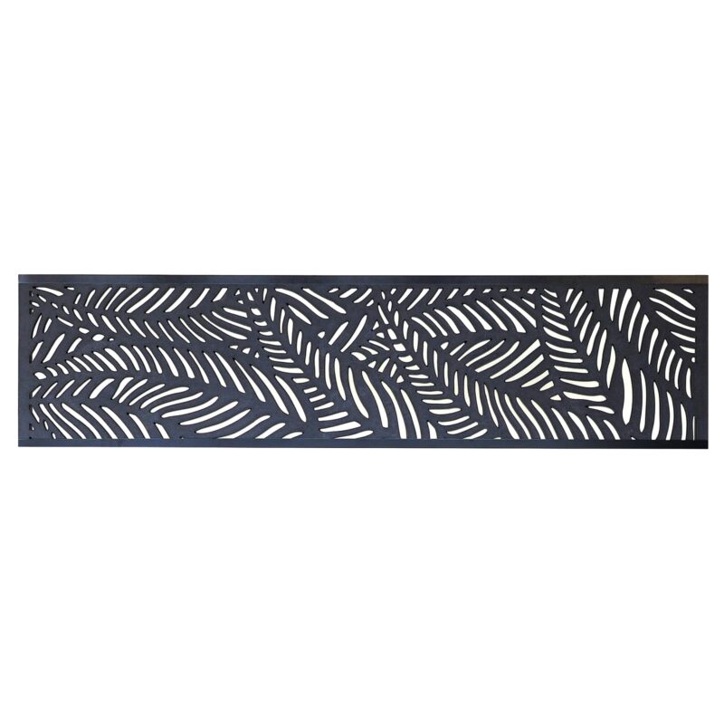 Jack Matrix Fence Extension Ferns 1810x450mm Charcoal
