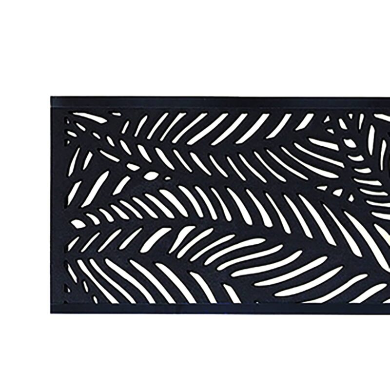 Jack Matrix Fence Extension Ferns 1810x450mm Charcoal