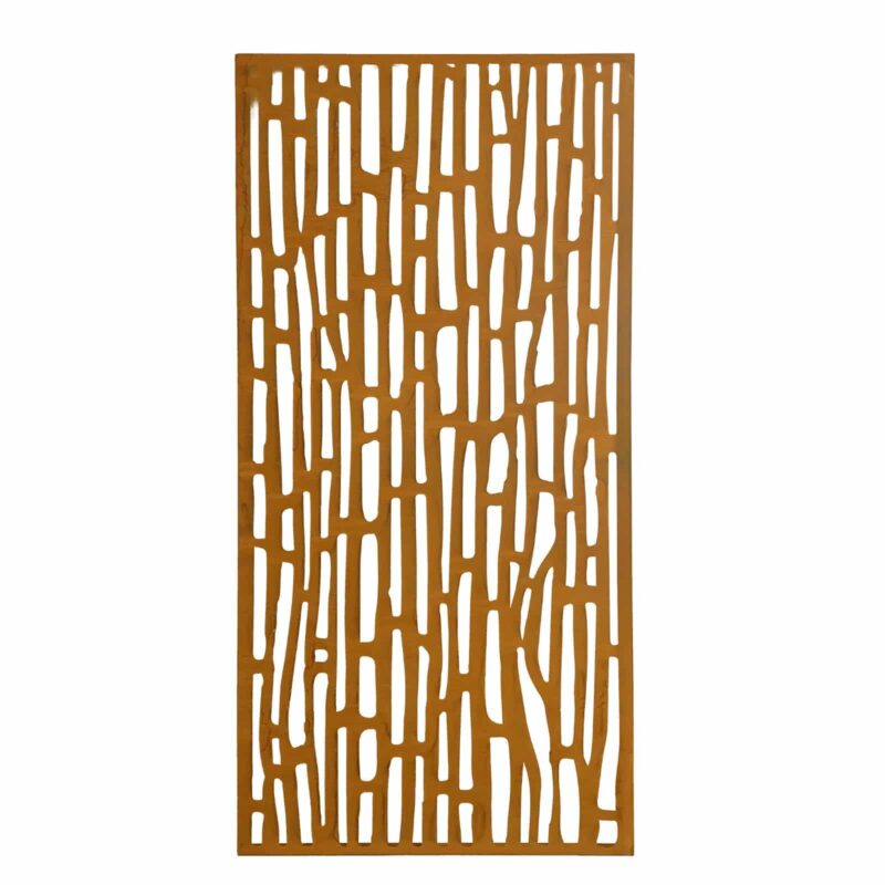 18797 Steel Garden Screen Bungalow