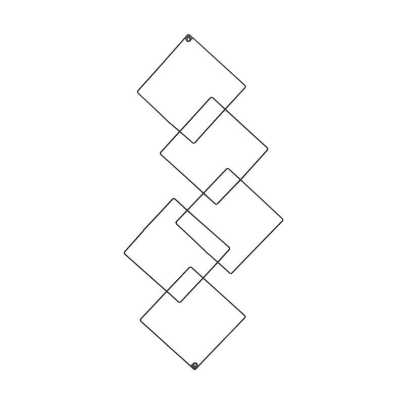 18667- Wire wall art diamond